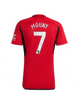 Manchester United Mason Mount #7 Replika Hemmakläder 2023-24 Kortärmad